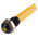 RS PRO Yellow Panel Mount Indicator, 12V dc, 6mm Mounting Hole Size, Solder Tab Termination