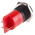 RS PRO Red Panel Mount Indicator, 12V dc, 22mm Mounting Hole Size, Solder Tab Termination