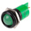RS PRO Green Panel Mount Indicator, 12V dc, 22mm Mounting Hole Size, Solder Tab Termination