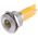 RS PRO Yellow Panel Mount Indicator, 115 V dc, 230V ac, 19mm Mounting Hole Size