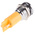 RS PRO Yellow Panel Mount Indicator, 16mm Mounting Hole Size, Solder Tab Termination