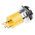 RS PRO Yellow Panel Mount Indicator, 24 → 36V dc, 22mm Mounting Hole Size