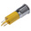 RS PRO Yellow Panel Mount Indicator, 12V, 14mm Mounting Hole Size, IP67
