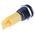 RS PRO Yellow Panel Mount Indicator, 16mm Mounting Hole Size, Solder Tab Termination