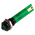 RS PRO Green Panel Mount Indicator, 24V ac, 8mm Mounting Hole Size, Solder Tab Termination