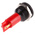 RS PRO Red Panel Mount Indicator, 19mm Mounting Hole Size, Solder Tab Termination, IP67