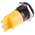 RS PRO Yellow Panel Mount Indicator, 22mm Mounting Hole Size, Solder Tab Termination