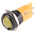 RS PRO Yellow Panel Mount Indicator, 22mm Mounting Hole Size, Solder Tab Termination