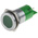 RS PRO Green Panel Mount Indicator, 22mm Mounting Hole Size, Solder Tab Termination