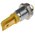 RS PRO Yellow Panel Mount Indicator, 2V dc, 8mm Mounting Hole Size, Solder Tab Termination