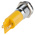 RS PRO Yellow Panel Mount Indicator, 12V, 14mm Mounting Hole Size, Solder Tab Termination