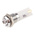 RS PRO White Panel Mount Indicator, 12V, 14mm Mounting Hole Size, IP67
