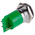 RS PRO Green Panel Mount Indicator, 12V, 22mm Mounting Hole Size, Solder Tab Termination