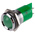 RS PRO Green Panel Mount Indicator, 12V, 22mm Mounting Hole Size, Solder Tab Termination