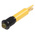 RS PRO Yellow Panel Mount Indicator, 12V dc, 8mm Mounting Hole Size, Solder Tab Termination