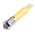 RS PRO Yellow Panel Mount Indicator, 12V, 8mm Mounting Hole Size, Solder Tab Termination, IP67