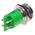 RS PRO Green Panel Mount Indicator, 12V, 22mm Mounting Hole Size, Solder Tab Termination