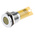 RS PRO Yellow Panel Mount Indicator, 16mm Mounting Hole Size, Solder Tab Termination