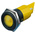 RS PRO Yellow Panel Mount Indicator, 22mm Mounting Hole Size, Solder Tab Termination