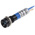 RS PRO Blue Panel Mount Indicator, 12V, 8mm Mounting Hole Size, Solder Tab Termination, IP67