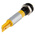 RS PRO Yellow Panel Mount Indicator, 12V, 8mm Mounting Hole Size, Solder Tab Termination, IP67