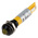 RS PRO Yellow Panel Mount Indicator, 12V, 8mm Mounting Hole Size, Solder Tab Termination, IP67