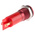 RS PRO Red Panel Mount Indicator, 12V dc, 14mm Mounting Hole Size, Faston, Solder Lug Termination, IP67