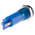 RS PRO Blue Panel Mount Indicator, 12V dc, 14mm Mounting Hole Size, Faston, Solder Lug Termination, IP67