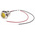RS PRO Yellow Panel Mount Indicator, 220V ac, 22mm Mounting Hole Size, Lead Wires Termination, IP67