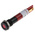 RS PRO Red Panel Mount Indicator, 12V dc, 6mm Mounting Hole Size, Solder Tab Termination, IP67