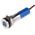RS PRO Blue Panel Mount Indicator, 12V dc, 8mm Mounting Hole Size, Lead Wires Termination, IP67