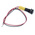 RS PRO Yellow Panel Mount Indicator, 24V dc, 8mm Mounting Hole Size, Lead Wires Termination, IP67