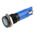 RS PRO Blue Panel Mount Indicator, 12V dc, 14mm Mounting Hole Size, Solder Tab Termination, IP67