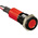 RS PRO Red Panel Mount Indicator, 12V dc, 14mm Mounting Hole Size, Lead Wires Termination, IP67