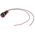 RS PRO Red Panel Mount Indicator, 24V dc, 14mm Mounting Hole Size, Lead Wires Termination, IP67