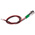 RS PRO Green Panel Mount Indicator, 24V dc, 6mm Mounting Hole Size, Lead Wires Termination, IP67