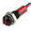 RS PRO Red Panel Mount Indicator, 12V dc, 6mm Mounting Hole Size, Lead Wires Termination, IP67