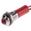 RS PRO Red Panel Mount Indicator, 12V dc, 8mm Mounting Hole Size, Lead Wires Termination, IP67