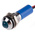 RS PRO Blue Panel Mount Indicator, 12V dc, 8mm Mounting Hole Size, Lead Wires Termination, IP67