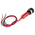 RS PRO Red Panel Mount Indicator, 12V dc, 8mm Mounting Hole Size, Lead Wires Termination, IP67