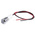RS PRO White Panel Mount Indicator, 110V ac, 8mm Mounting Hole Size, Lead Wires Termination, IP67