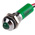 RS PRO Green Panel Mount Indicator, 220V ac, 8mm Mounting Hole Size, Lead Wires Termination, IP67