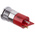 RS PRO Red Panel Mount Indicator, 110V dc, 22mm Mounting Hole Size, IP67