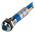 RS PRO Blue Panel Mount Indicator, 12V dc, 8mm Mounting Hole Size, Faston, Solder Lug Termination, IP67