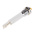 RS PRO Orange Panel Mount Indicator, 24V dc, 8mm Mounting Hole Size, Faston, Solder Lug Termination, IP67