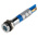 RS PRO Blue Panel Mount Indicator, 24V dc, 8mm Mounting Hole Size, Faston, Solder Lug Termination, IP67