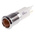 RS PRO Orange Panel Mount Indicator, 21.6 → 26.4V dc, 14mm Mounting Hole Size, IP67