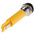 RS PRO Yellow Panel Mount Indicator, 220V ac, 8mm Mounting Hole Size, IP67