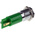 RS PRO Green Panel Mount Indicator, 220V ac, 14mm Mounting Hole Size, Faston, Solder Lug Termination, IP67