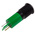 RS PRO Green Panel Mount Indicator, 220V ac, 14mm Mounting Hole Size, Faston, Solder Lug Termination, IP67